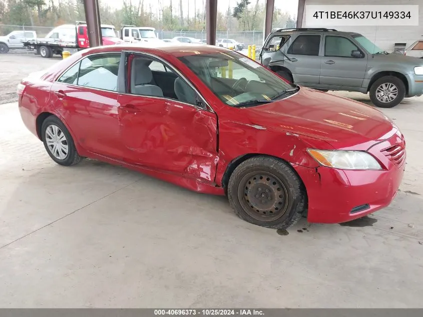 2007 Toyota Camry Le VIN: 4T1BE46K37U149334 Lot: 40696373