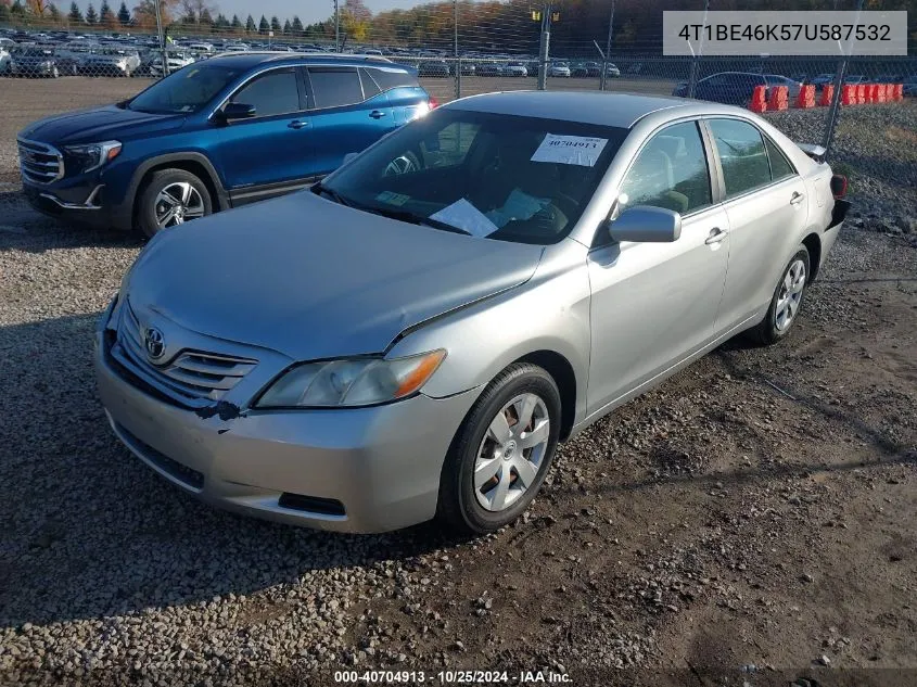 2007 Toyota Camry Ce VIN: 4T1BE46K57U587532 Lot: 40704913