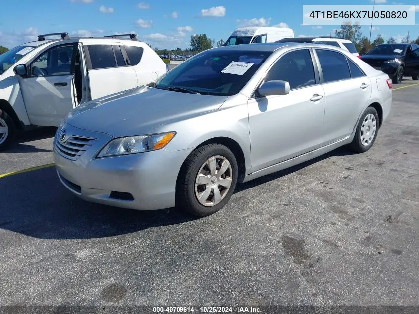 2007 Toyota Camry Le VIN: 4T1BE46KX7U050820 Lot: 40709614