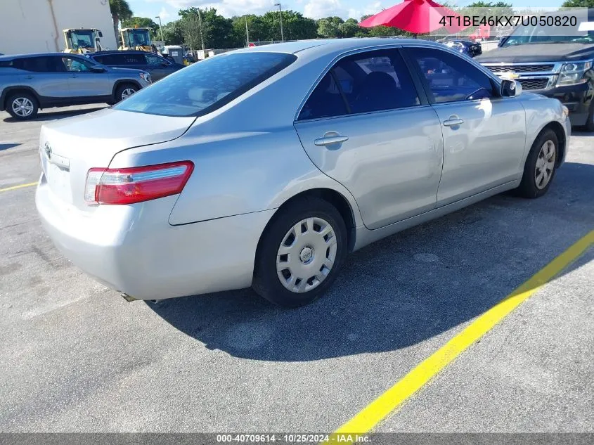 2007 Toyota Camry Le VIN: 4T1BE46KX7U050820 Lot: 40709614