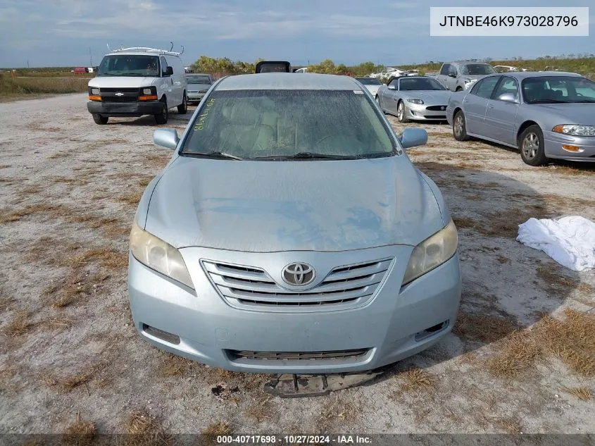 2007 Toyota Camry Le VIN: JTNBE46K973028796 Lot: 40717698