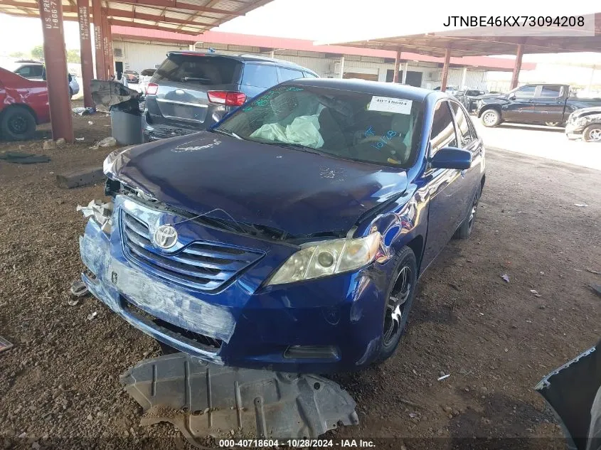 2007 Toyota Camry Ce VIN: JTNBE46KX73094208 Lot: 40718604