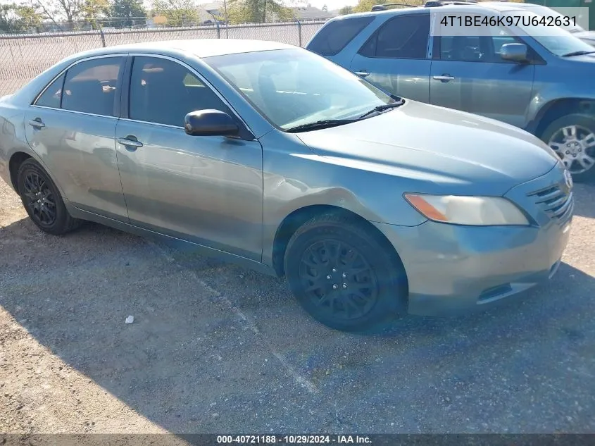 2007 Toyota Camry Le VIN: 4T1BE46K97U642631 Lot: 40721188