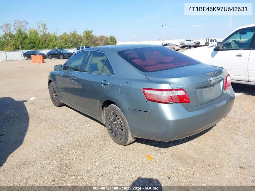 2007 Toyota Camry Le VIN: 4T1BE46K97U642631 Lot: 40721188