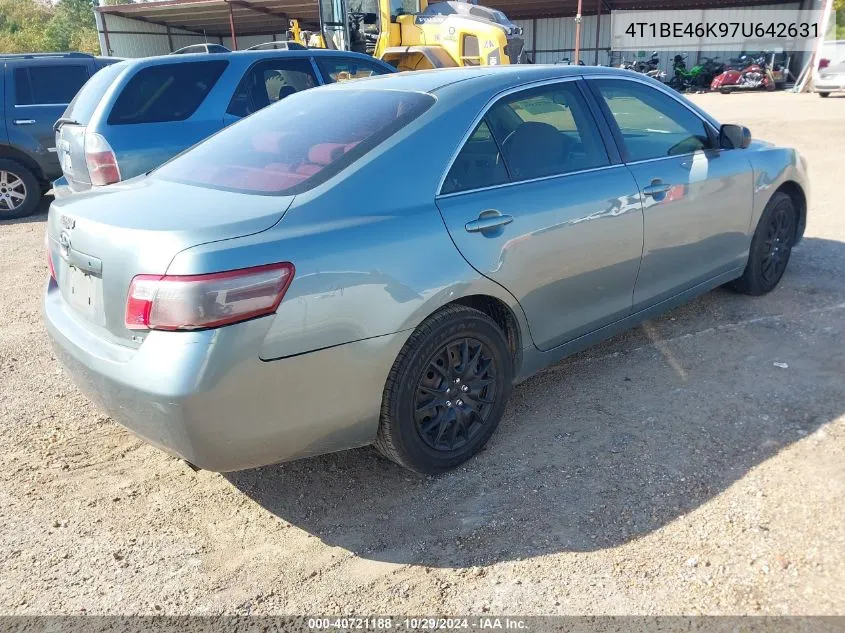 2007 Toyota Camry Le VIN: 4T1BE46K97U642631 Lot: 40721188