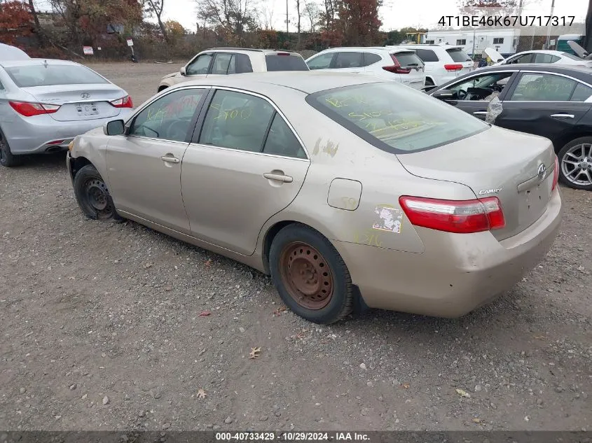 4T1BE46K67U717317 2007 Toyota Camry Ce