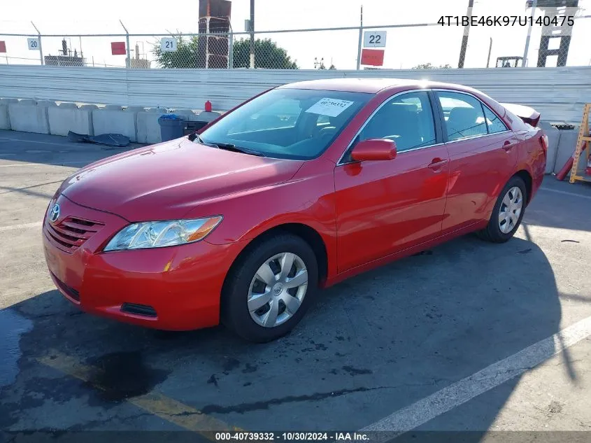 4T1BE46K97U140475 2007 Toyota Camry Le