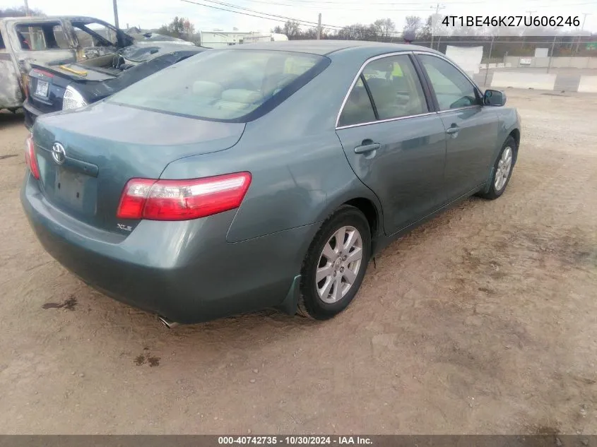 2007 Toyota Camry Xle VIN: 4T1BE46K27U606246 Lot: 40742735