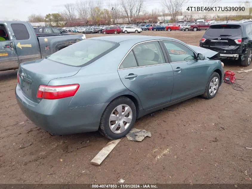 4T1BE46K17U539090 2007 Toyota Camry Le