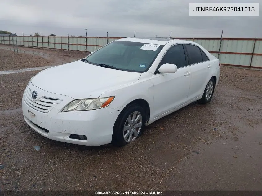 2007 Toyota Camry Ce/Le/Xle/Se VIN: JTNBE46K973041015 Lot: 40755265