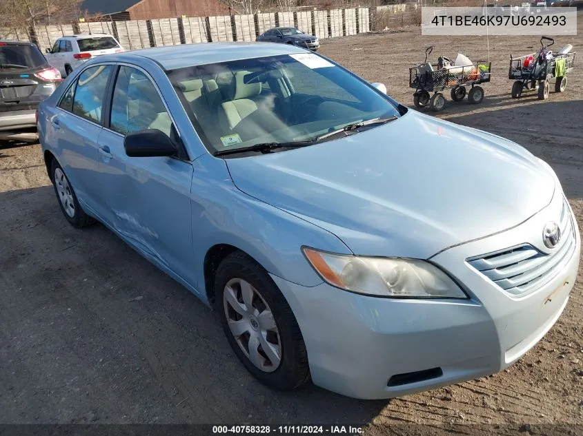 2007 Toyota Camry Le VIN: 4T1BE46K97U692493 Lot: 40758328