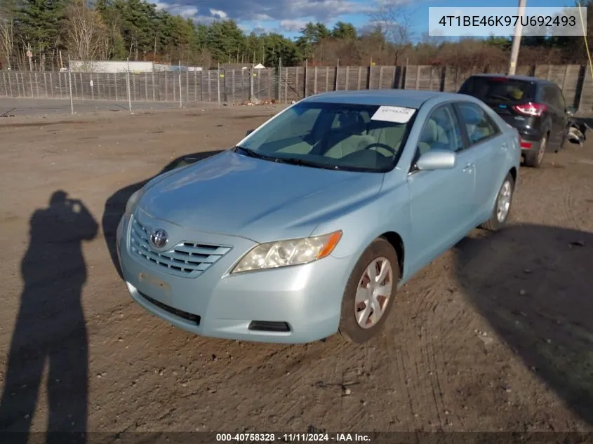 2007 Toyota Camry Le VIN: 4T1BE46K97U692493 Lot: 40758328