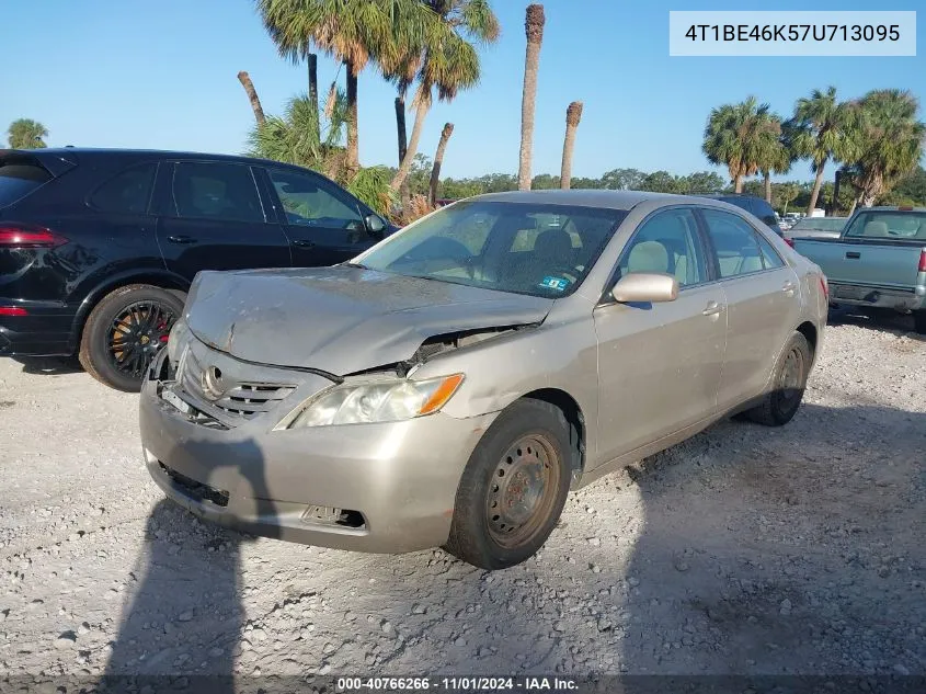 4T1BE46K57U713095 2007 Toyota Camry Le