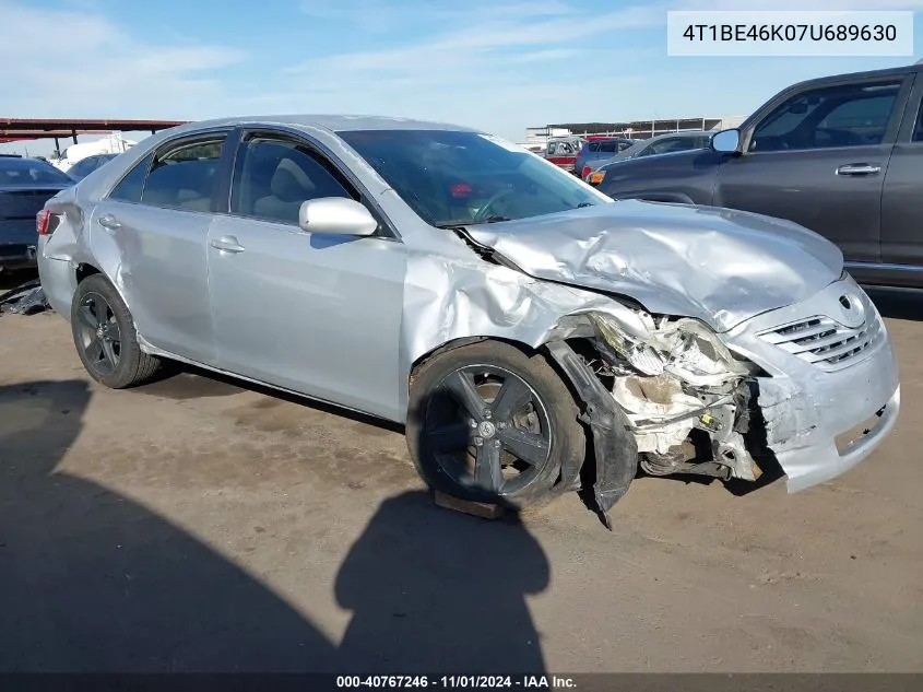 2007 Toyota Camry Le VIN: 4T1BE46K07U689630 Lot: 40767246