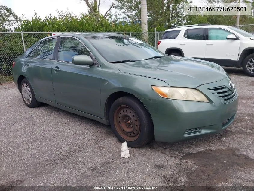 2007 Toyota Camry Le VIN: 4T1BE46K77U620501 Lot: 40770416