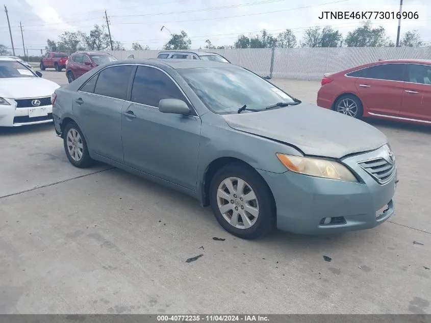 2007 Toyota Camry Xle VIN: JTNBE46K773016906 Lot: 40772235