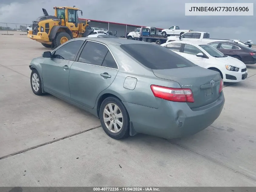 2007 Toyota Camry Xle VIN: JTNBE46K773016906 Lot: 40772235