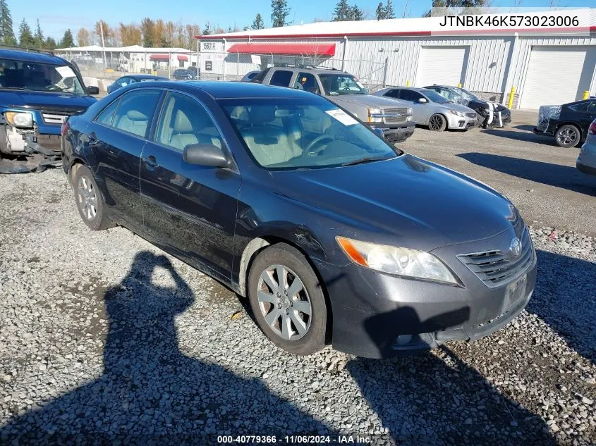 2007 Toyota Camry Xle V6 VIN: JTNBK46K573023006 Lot: 40779366