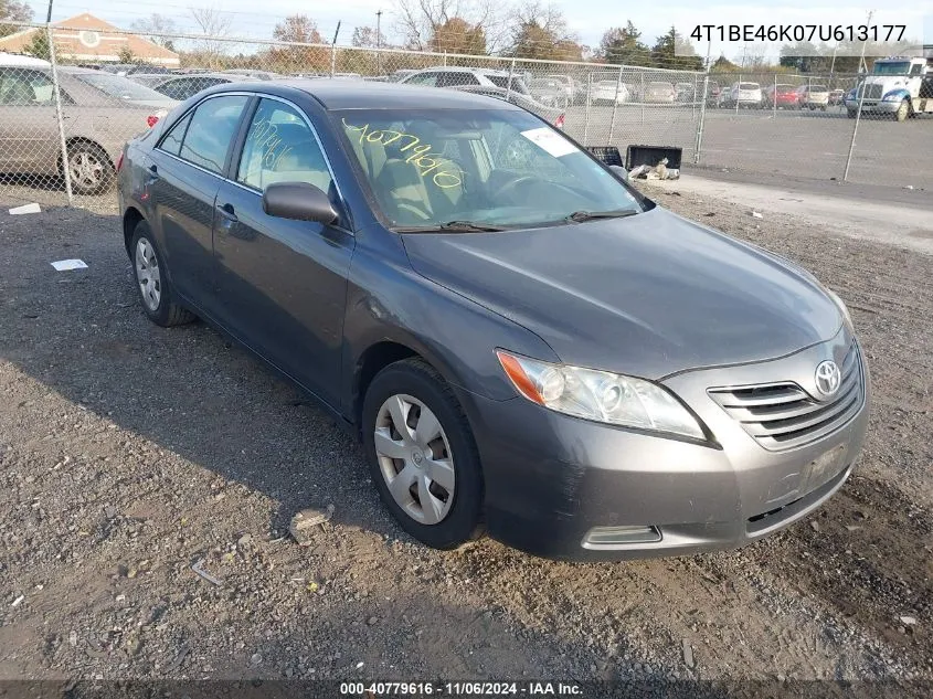 2007 Toyota Camry Le VIN: 4T1BE46K07U613177 Lot: 40779616