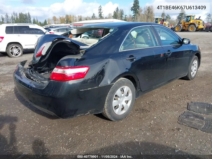 2007 Toyota Camry Le VIN: 4T1BE46K67U613409 Lot: 40779901