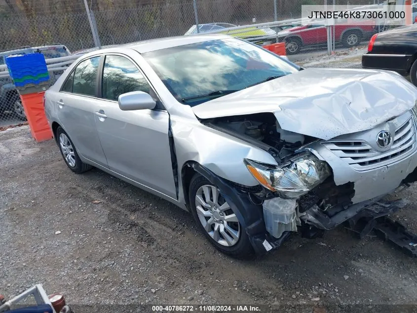 2007 Toyota Camry Le VIN: JTNBE46K873061000 Lot: 40786272