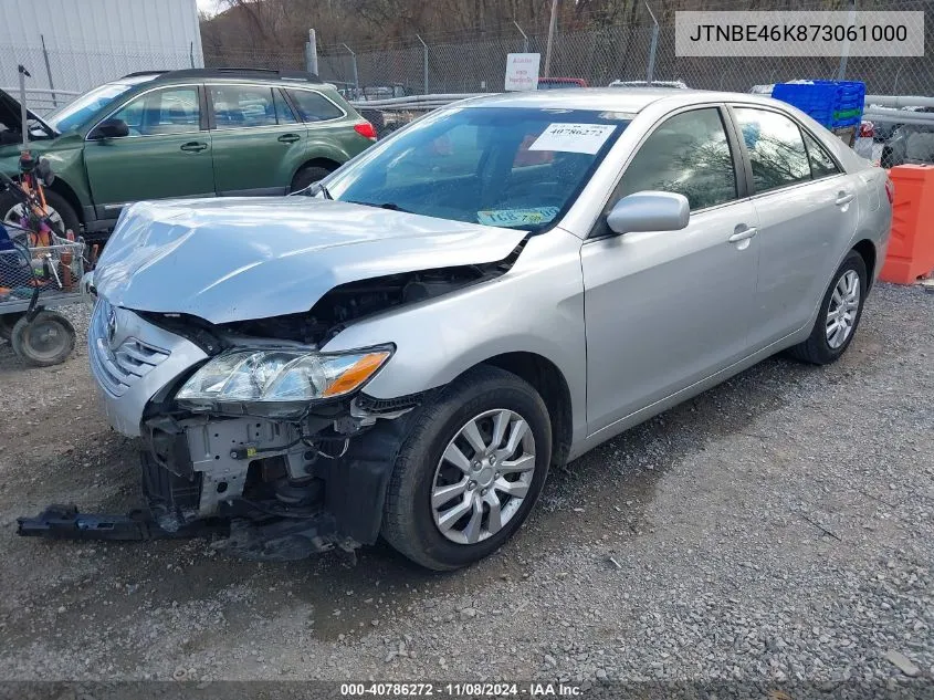 2007 Toyota Camry Le VIN: JTNBE46K873061000 Lot: 40786272