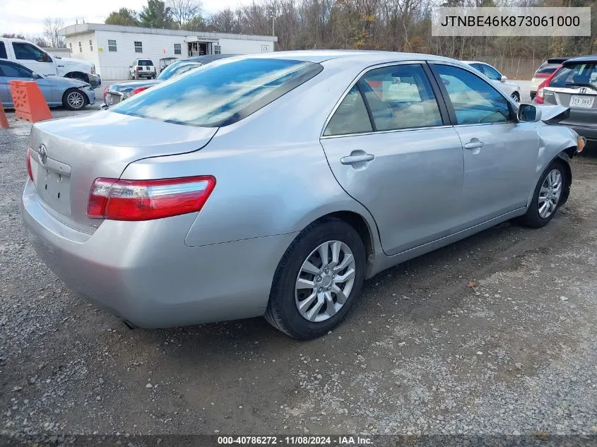 2007 Toyota Camry Le VIN: JTNBE46K873061000 Lot: 40786272