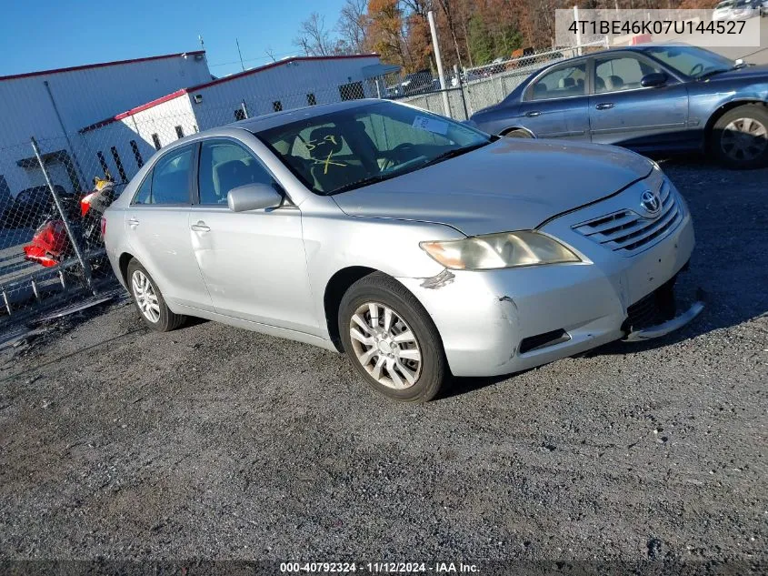 2007 Toyota Camry Le VIN: 4T1BE46K07U144527 Lot: 40792324