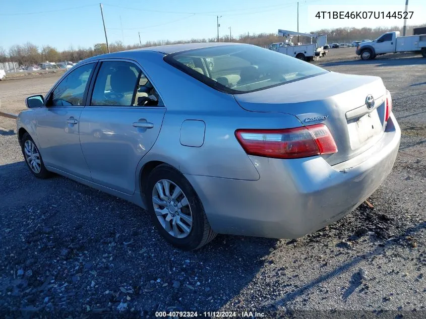 2007 Toyota Camry Le VIN: 4T1BE46K07U144527 Lot: 40792324