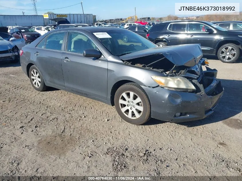 2007 Toyota Camry Xle VIN: JTNBE46K373018992 Lot: 40794030