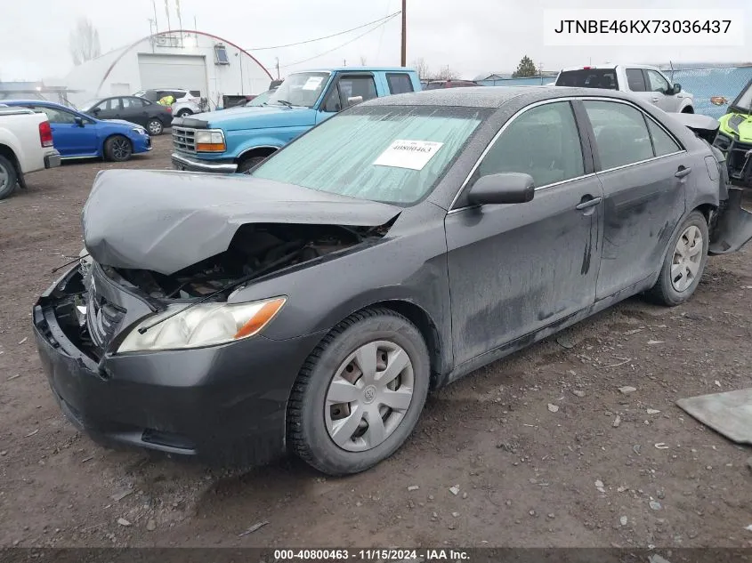 2007 Toyota Camry Le VIN: JTNBE46KX73036437 Lot: 40800463