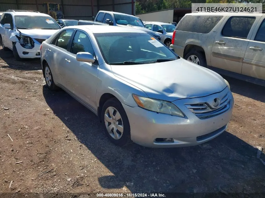 2007 Toyota Camry Ce/Le/Se/Xle VIN: 4T1BE46K27U124621 Lot: 40809015