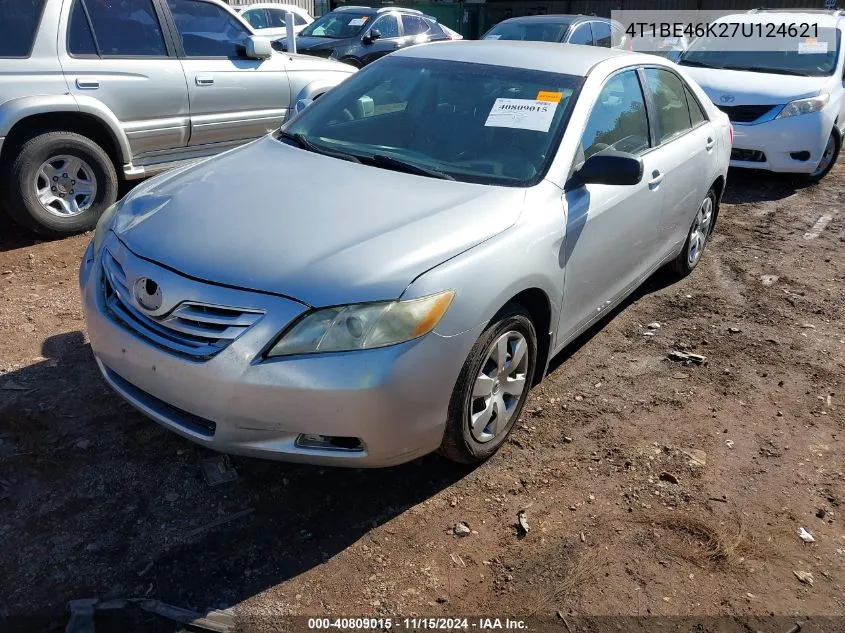 2007 Toyota Camry Ce/Le/Se/Xle VIN: 4T1BE46K27U124621 Lot: 40809015