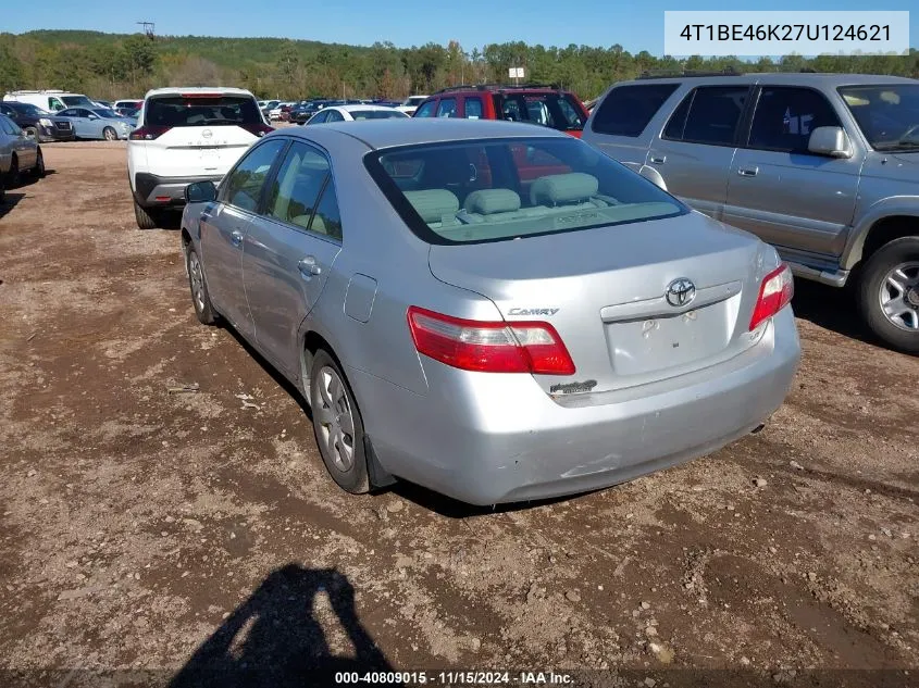 2007 Toyota Camry Ce/Le/Se/Xle VIN: 4T1BE46K27U124621 Lot: 40809015