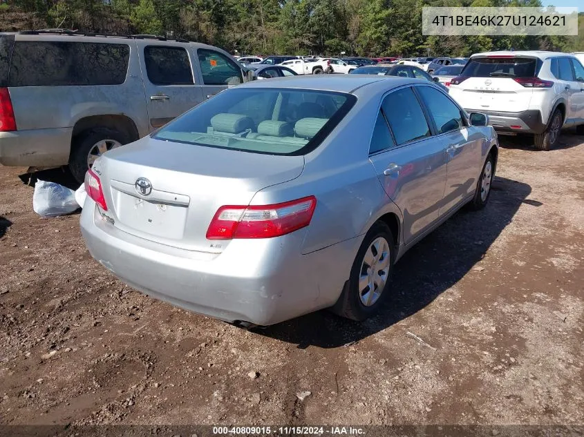 2007 Toyota Camry Ce/Le/Se/Xle VIN: 4T1BE46K27U124621 Lot: 40809015