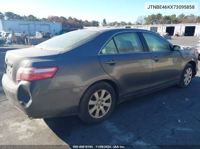 2007 Toyota Camry Xle VIN: JTNBE46KX73095858 Lot: 40815193