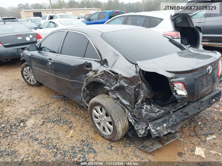 2007 Toyota Camry VIN: JTNBB46KX73028329 Lot: 40820786