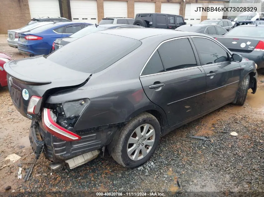 2007 Toyota Camry VIN: JTNBB46KX73028329 Lot: 40820786