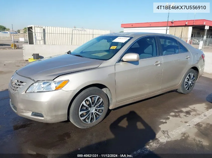 2007 Toyota Camry Le VIN: 4T1BE46KX7U556910 Lot: 40821331