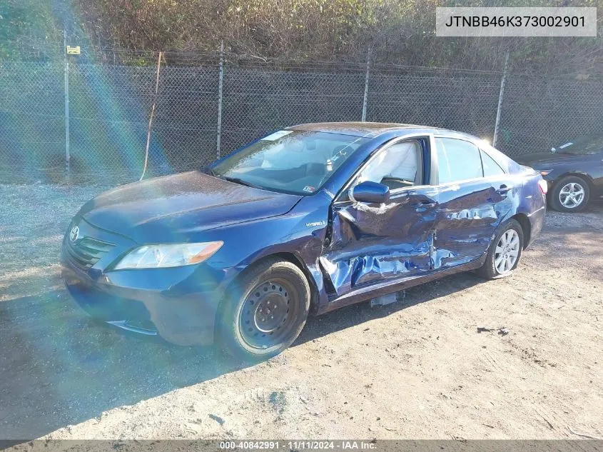 2007 Toyota Camry Hybrid VIN: JTNBB46K373002901 Lot: 40842991