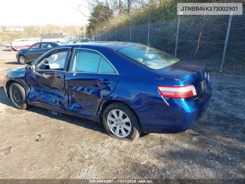 2007 Toyota Camry Hybrid VIN: JTNBB46K373002901 Lot: 40842991