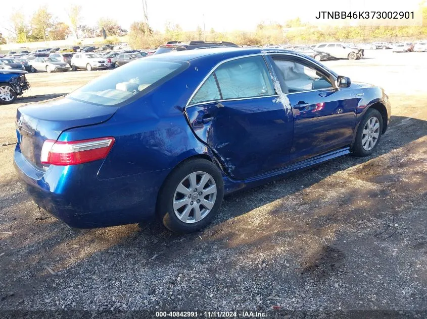 2007 Toyota Camry Hybrid VIN: JTNBB46K373002901 Lot: 40842991