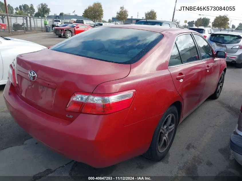 2007 Toyota Camry Le VIN: JTNBE46K573084055 Lot: 40847253