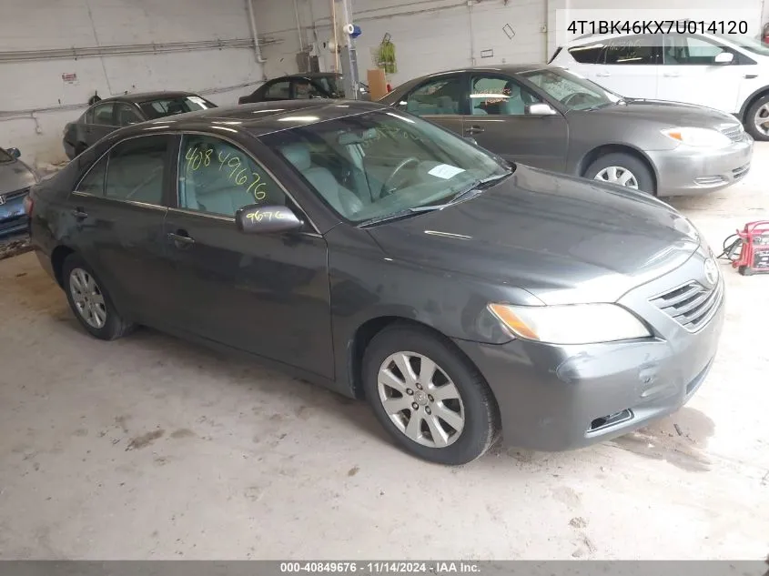 4T1BK46KX7U014120 2007 Toyota Camry Xle V6