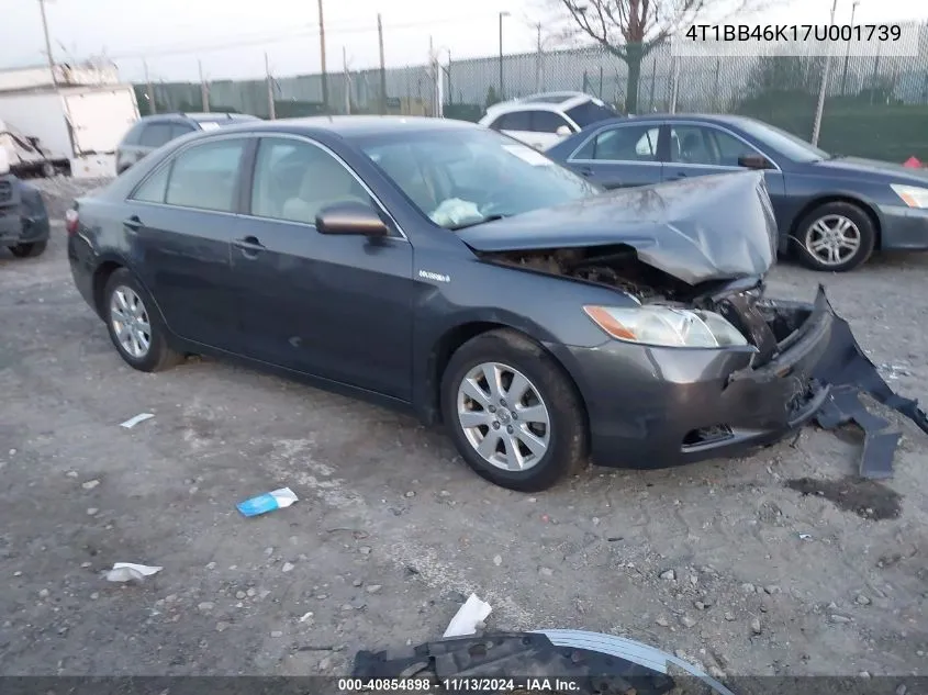 4T1BB46K17U001739 2007 Toyota Camry Hybrid