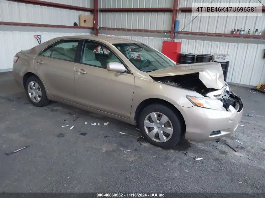 2007 Toyota Camry Le VIN: 4T1BE46K47U696581 Lot: 40860552