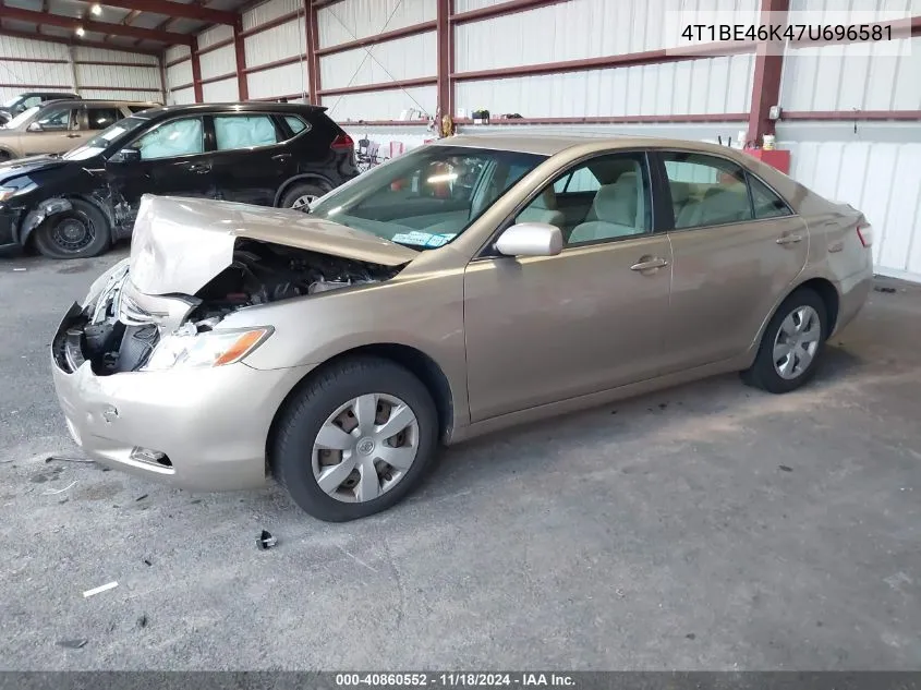 2007 Toyota Camry Le VIN: 4T1BE46K47U696581 Lot: 40860552