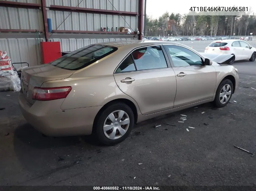 2007 Toyota Camry Le VIN: 4T1BE46K47U696581 Lot: 40860552