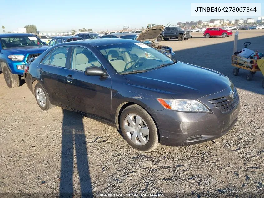 2007 Toyota Camry Le VIN: JTNBE46K273067844 Lot: 40861624