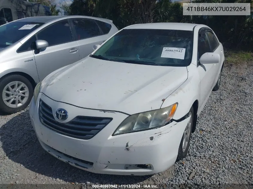 2007 Toyota Camry Hybrid VIN: 4T1BB46KX7U029264 Lot: 40863942